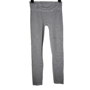 Prime cut  Women's  High waisted soft legging white/ black stripes S/P